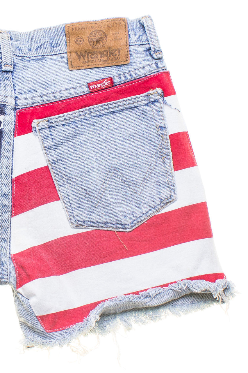 Wrangler Flag Denim Shorts