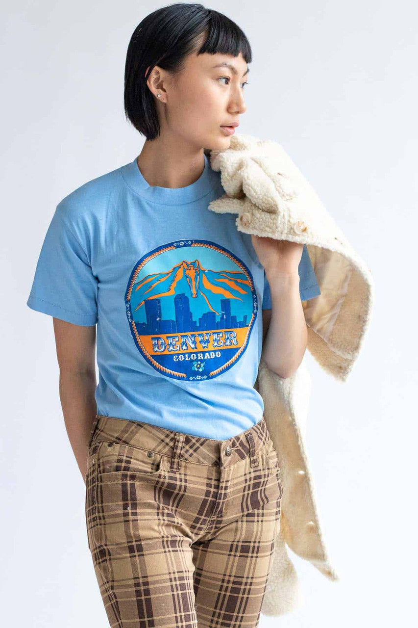 Denver Skyline Vintage T-Shirt