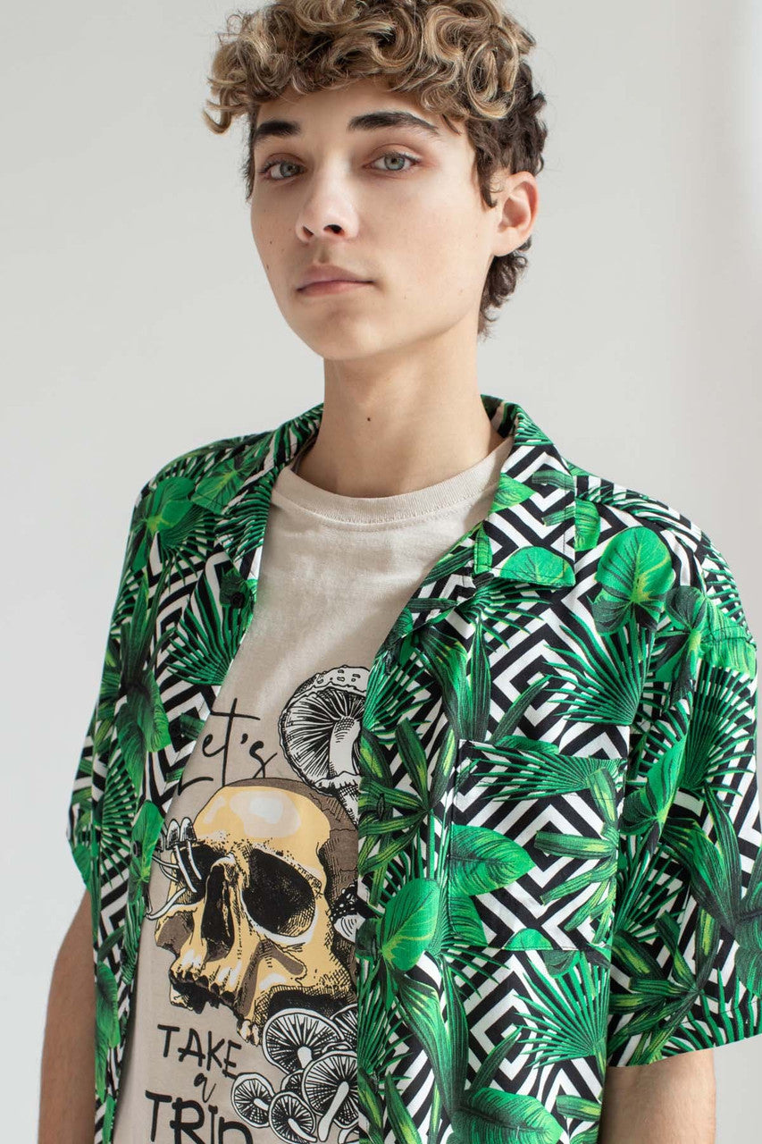Diamond Palms Hawaiian Shirt