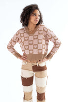 Distressed Hearts Sweater