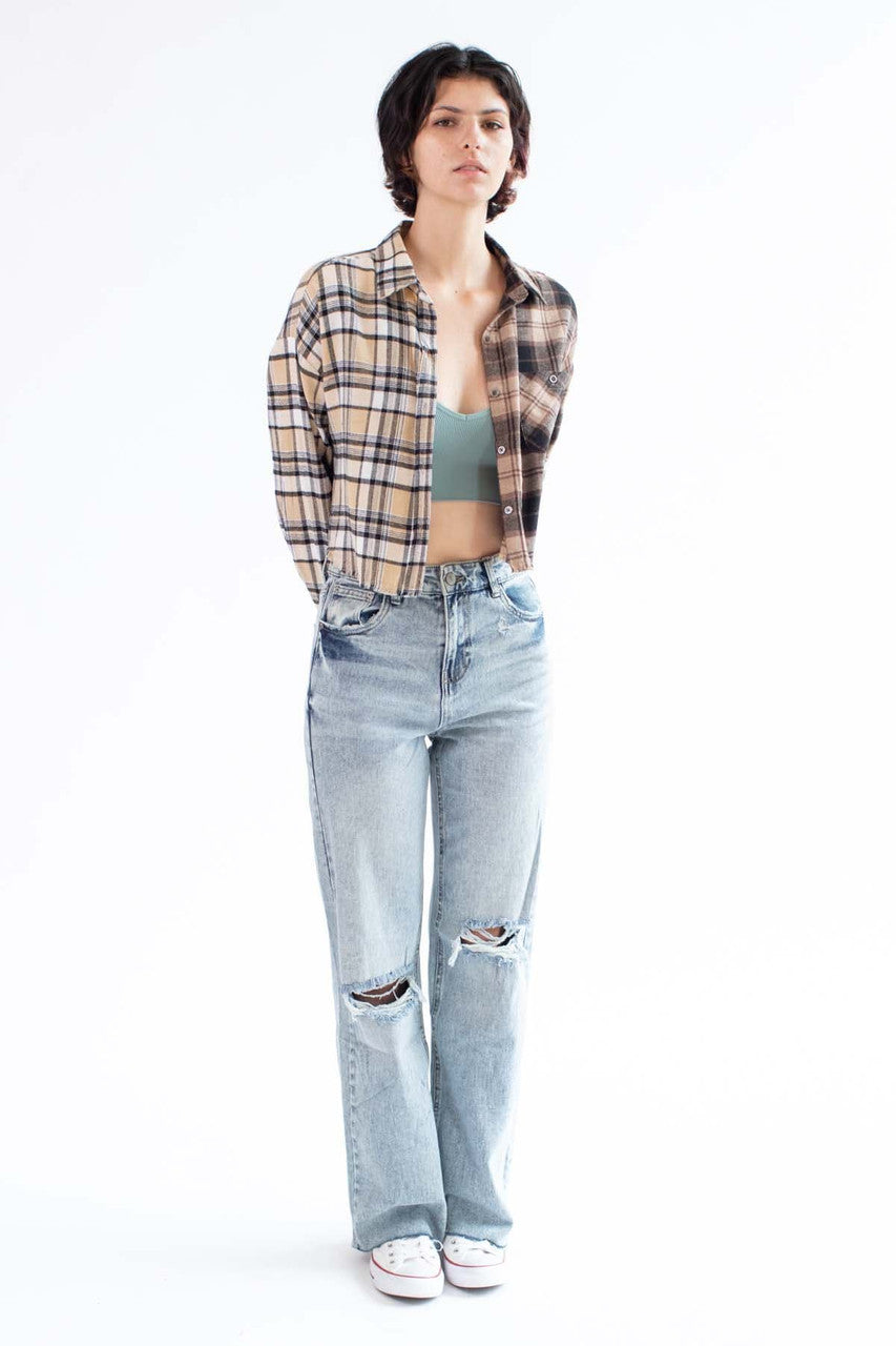 Distressed Highway Jeans