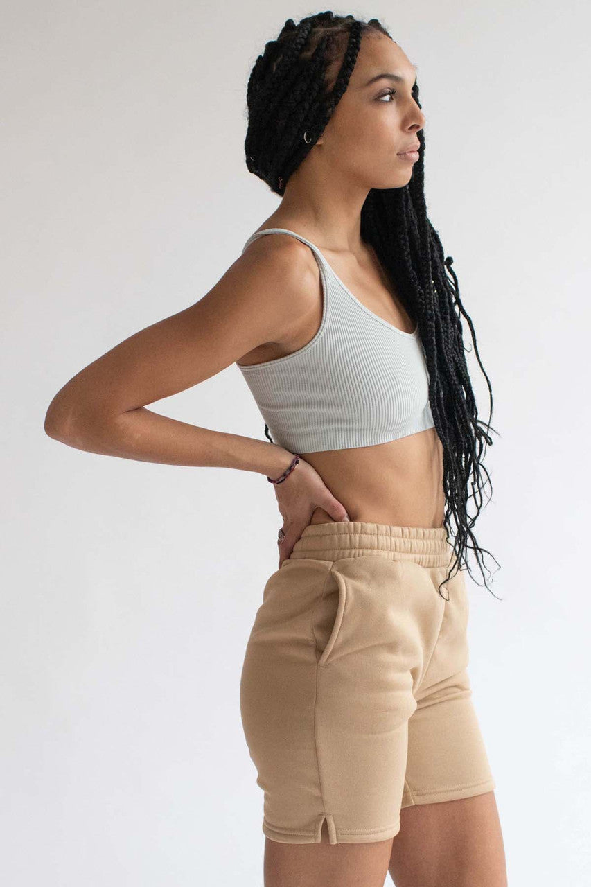 Dove Ribbed Seamless Bralette