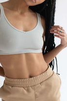 Dove Ribbed Seamless Bralette