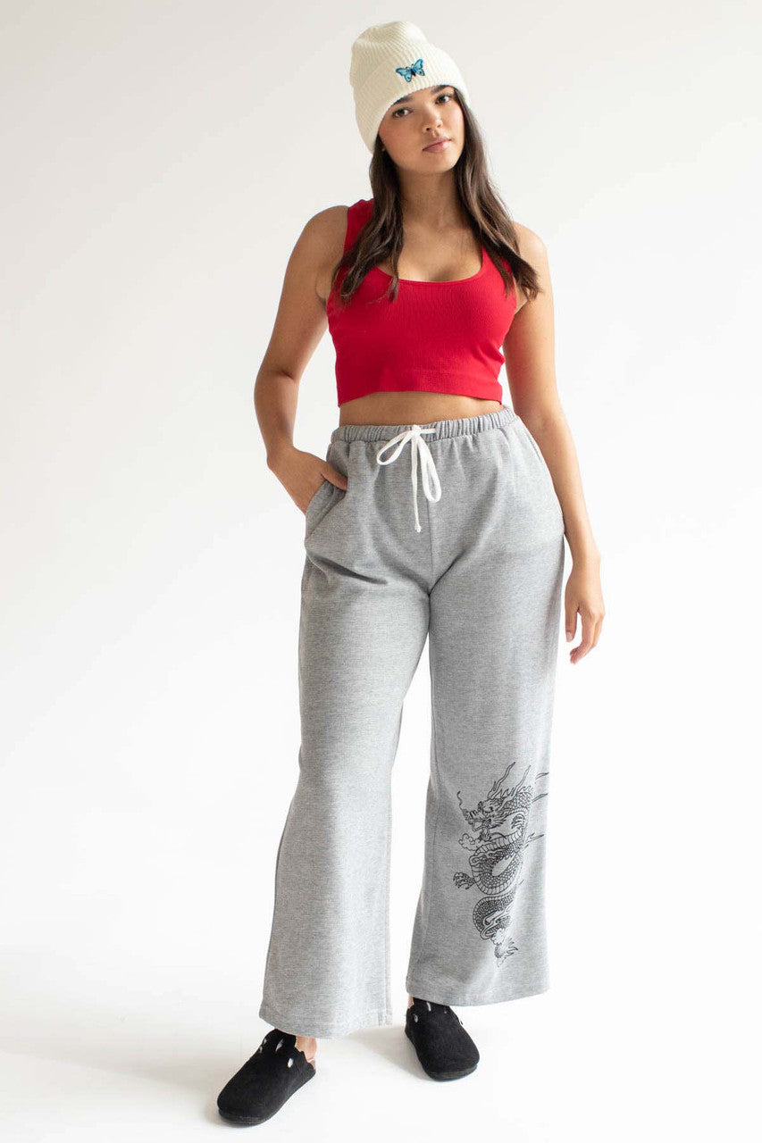 Dragon Detail Sweatpants