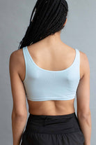 Dream Blue Terry Seamless Crop Tank