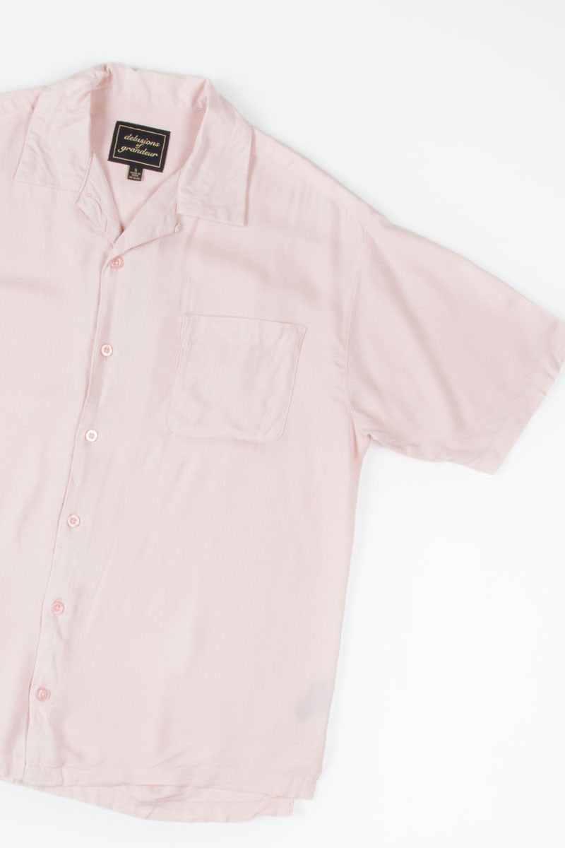 Dusty Pink Camp Button Up