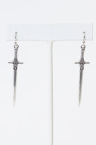 Silver Sword Earrings
