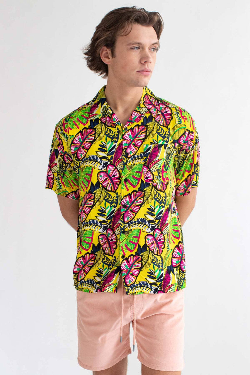 Electric Palms Hawaiian Shirt