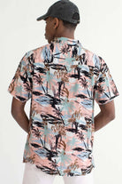 Evening Palm Tree Shadows Hawaiian Shirt