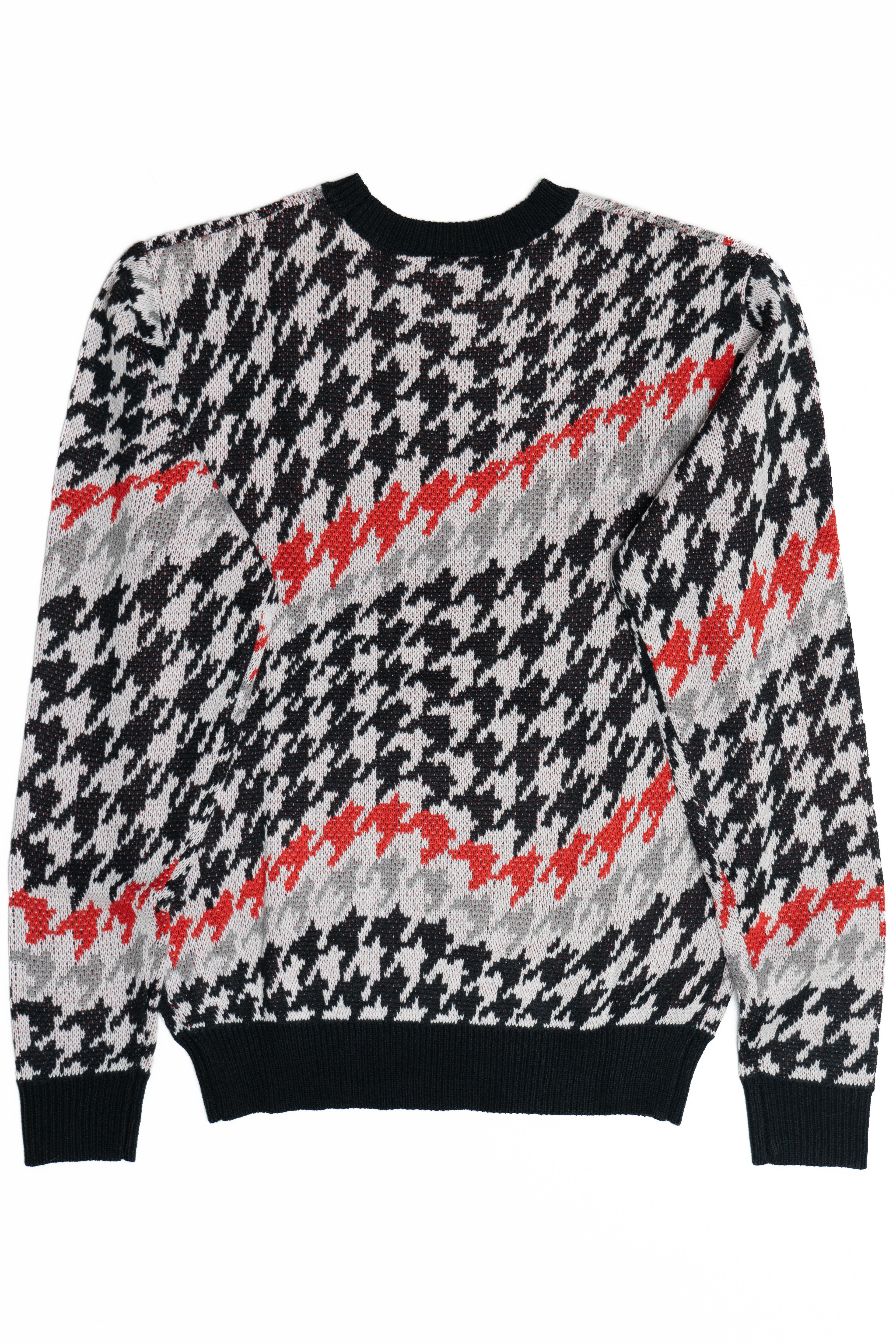 Wavy Houndstooth Sweater