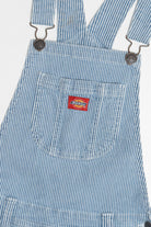 Vintage Dickies Hickory Stripe Denim Overall Shorts (2010s)