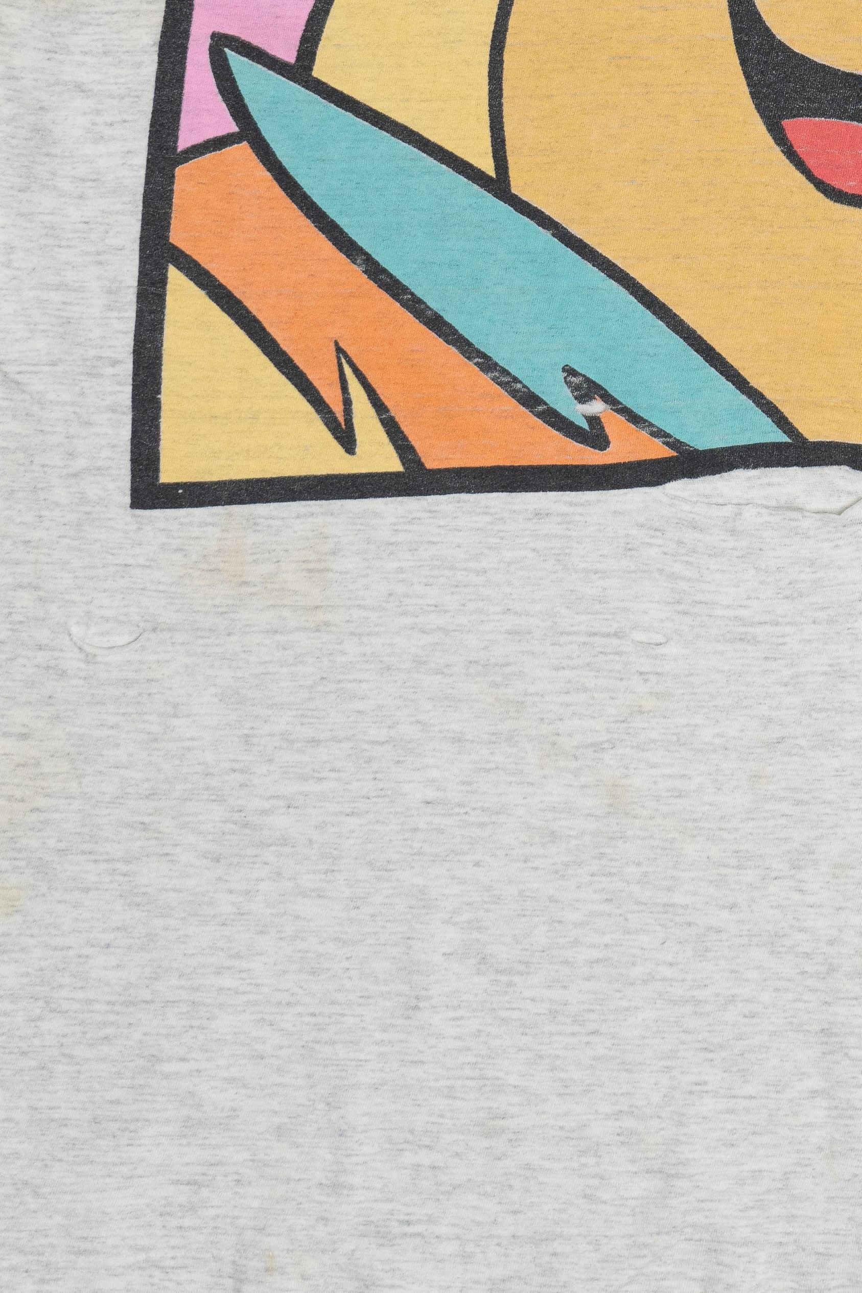 Vintage Thrashed Flintstones Hanna Barbera Paper Thin T-Shirt (1990s)