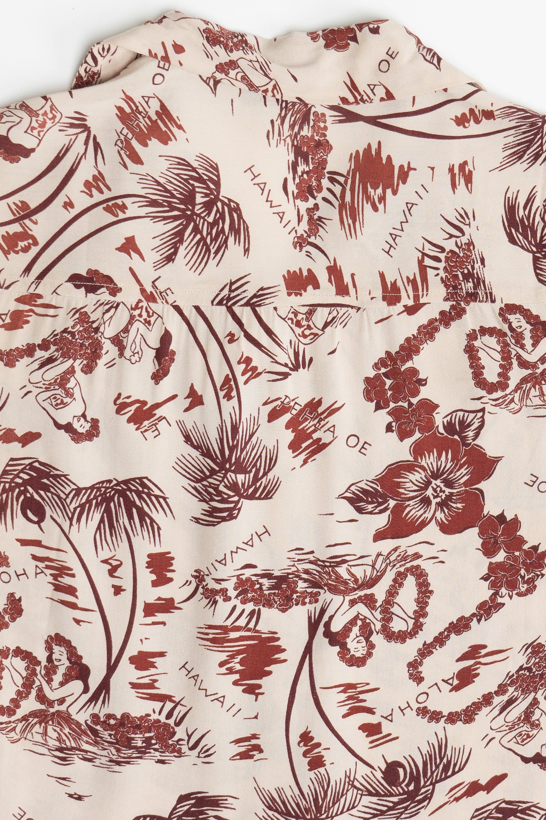 Rare Vintage Hawaiian Shirt Watumull's Honolulu Hawaii 40/50s