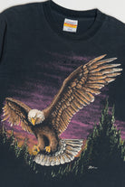 Vintage Eagle Wraparound Print Single Stitch T-Shirt (1990s)