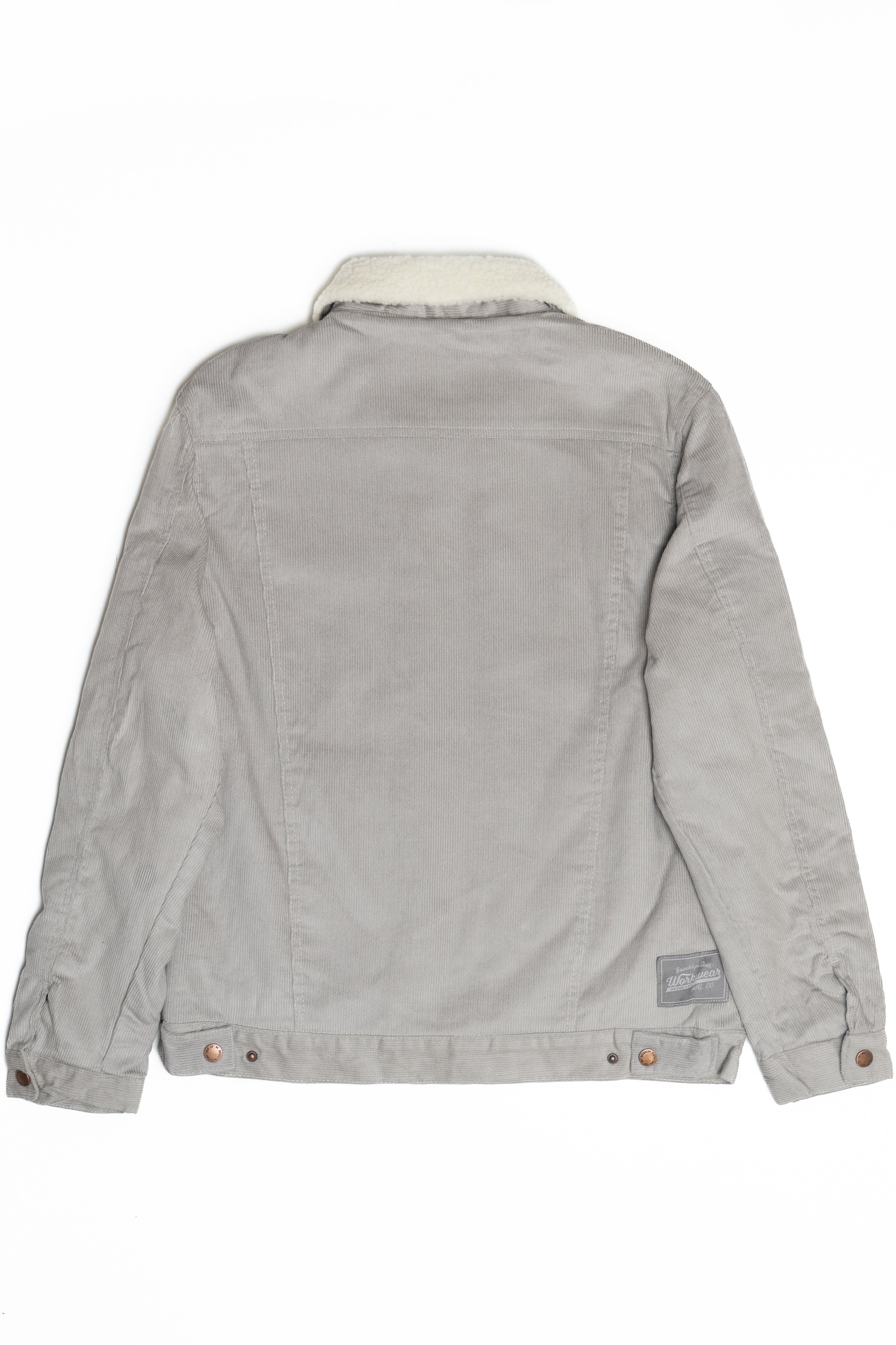Faux Sherpa Lined Cord Trucker Jacket