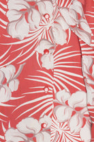 Rare Vintage Hawaiian Shirt With Loop Collar Lucky Boy Sportswear 40/50s