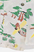 Rare Vintage Hawaiian Sleeveless Mandarin Collar Shirt 40/50s