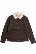 Faux Sherpa Lined Cord Trucker Jacket