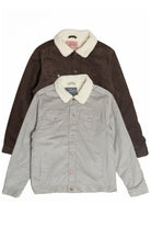 Faux Sherpa Lined Cord Trucker Jacket