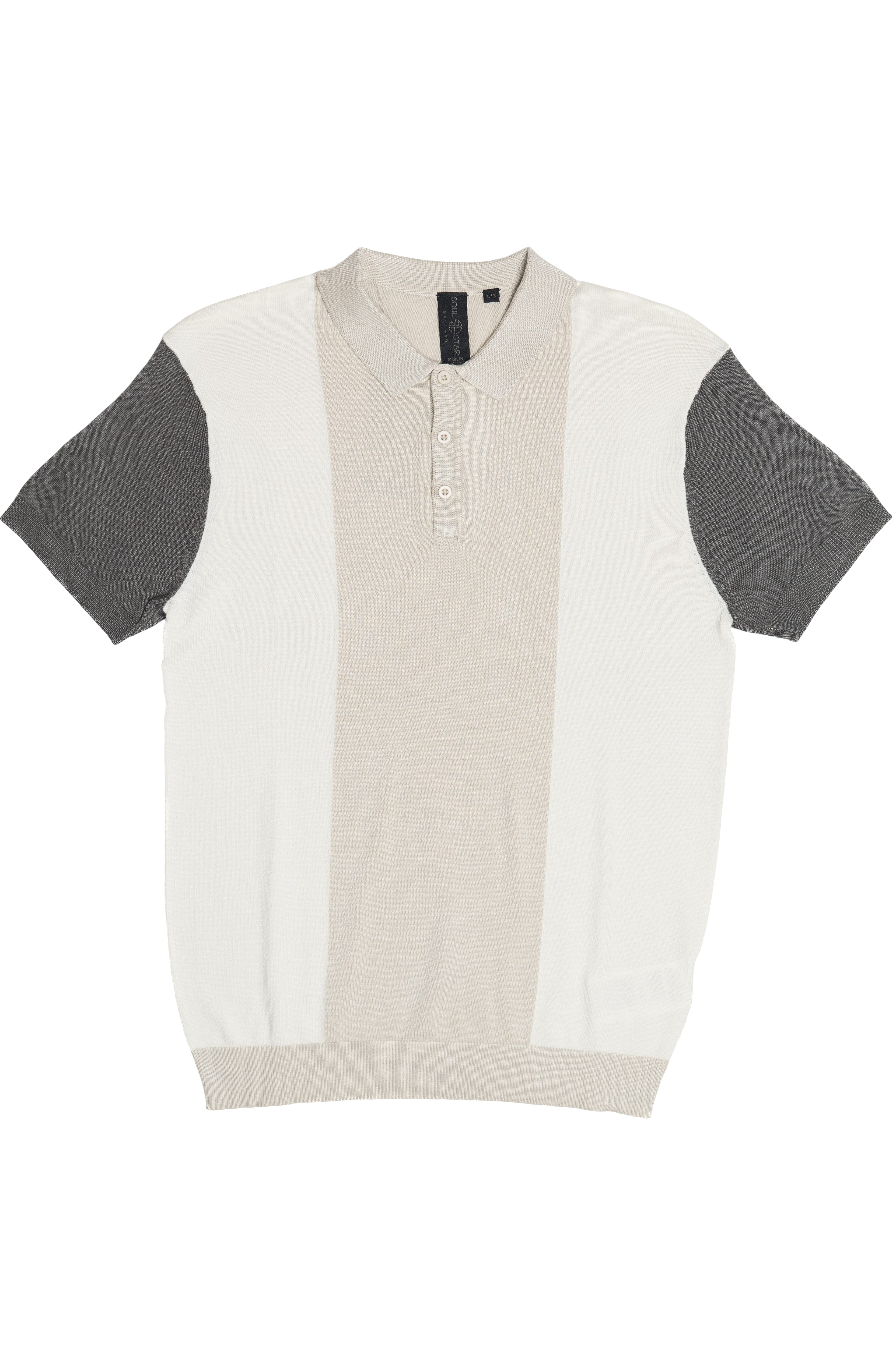 Colorblock Sleeve Stripe Polo