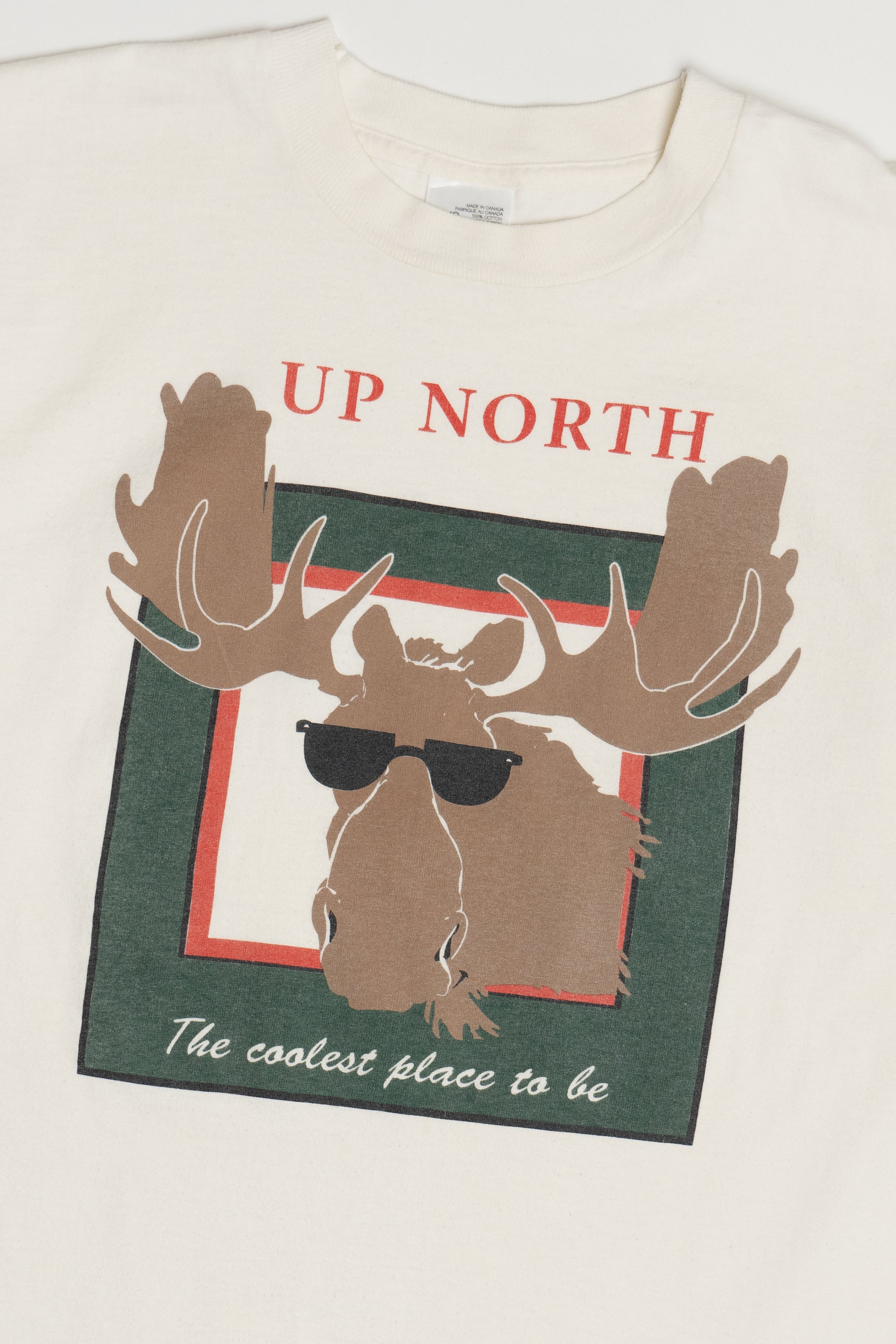 Vintage "Up North" "The Coolest Place To Be" Mackinac Island T-Shirt (1990s)