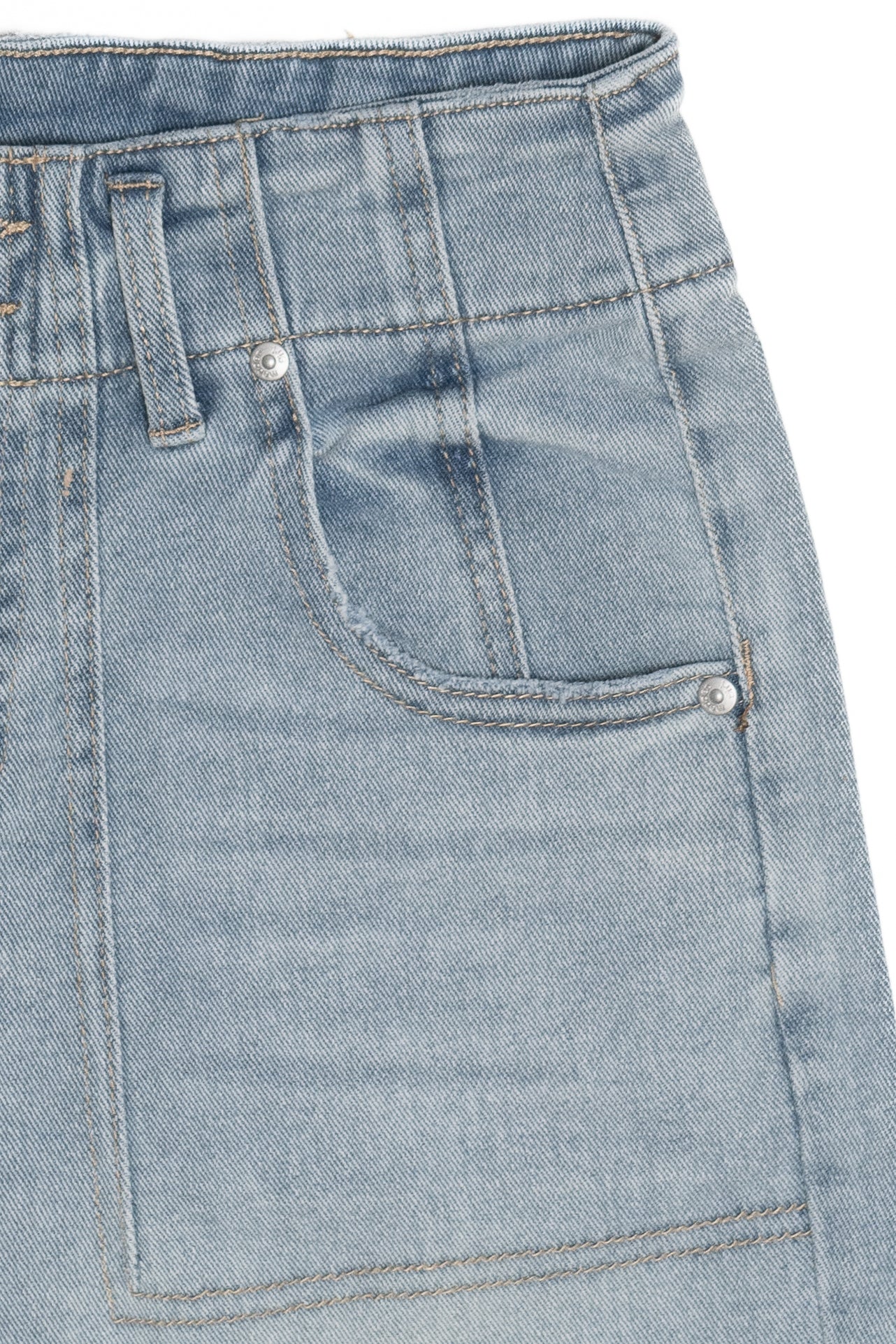 Long Barrel Bermuda Denim Shorts