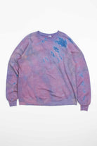 Faded Purple and Blue Bleached Vintage Sweatshirt