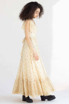 Faded Vintage Gunne Sax Floral Peasant Dress