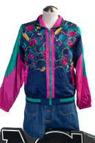 Vintage Floral Chains Windbreaker (sz. Medium)