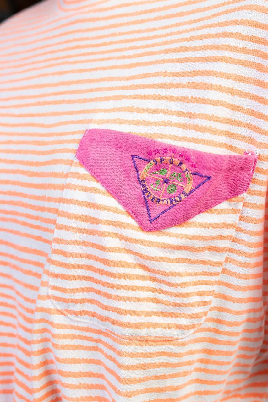 Vintage Wilson Sport Striped Pocket T-Shirt (sz. Medium)