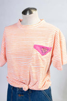 Vintage Wilson Sport Striped Pocket T-Shirt (sz. Medium)