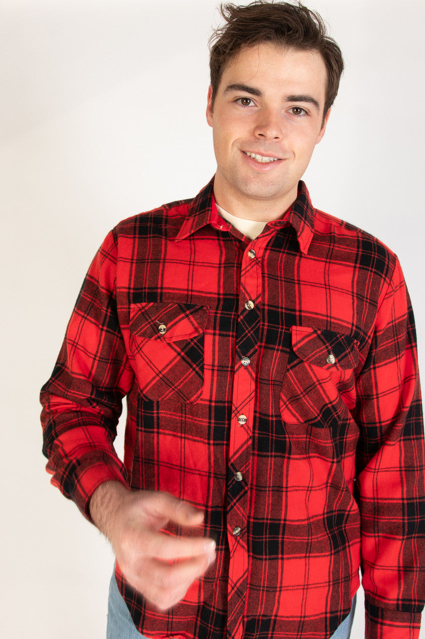 Vintage Acrylic High Sierra Flannel Shirt 4222