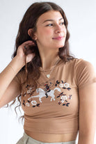 Rodeo Floral Cropped Tee