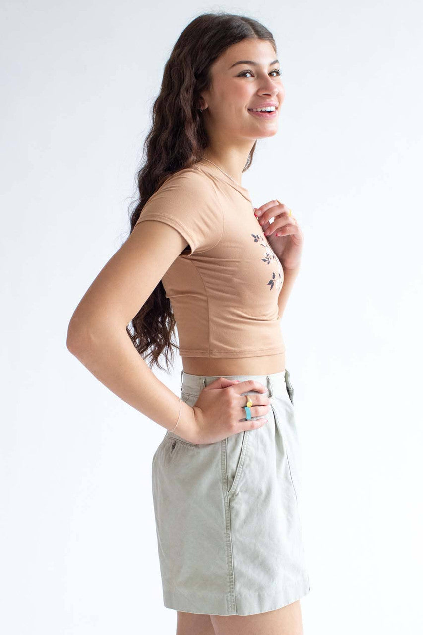 Rodeo Floral Cropped Tee