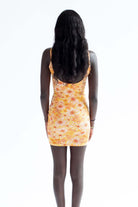 Floral Scoop Back Mini Dress