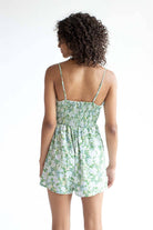Floral Tie Bust Romper