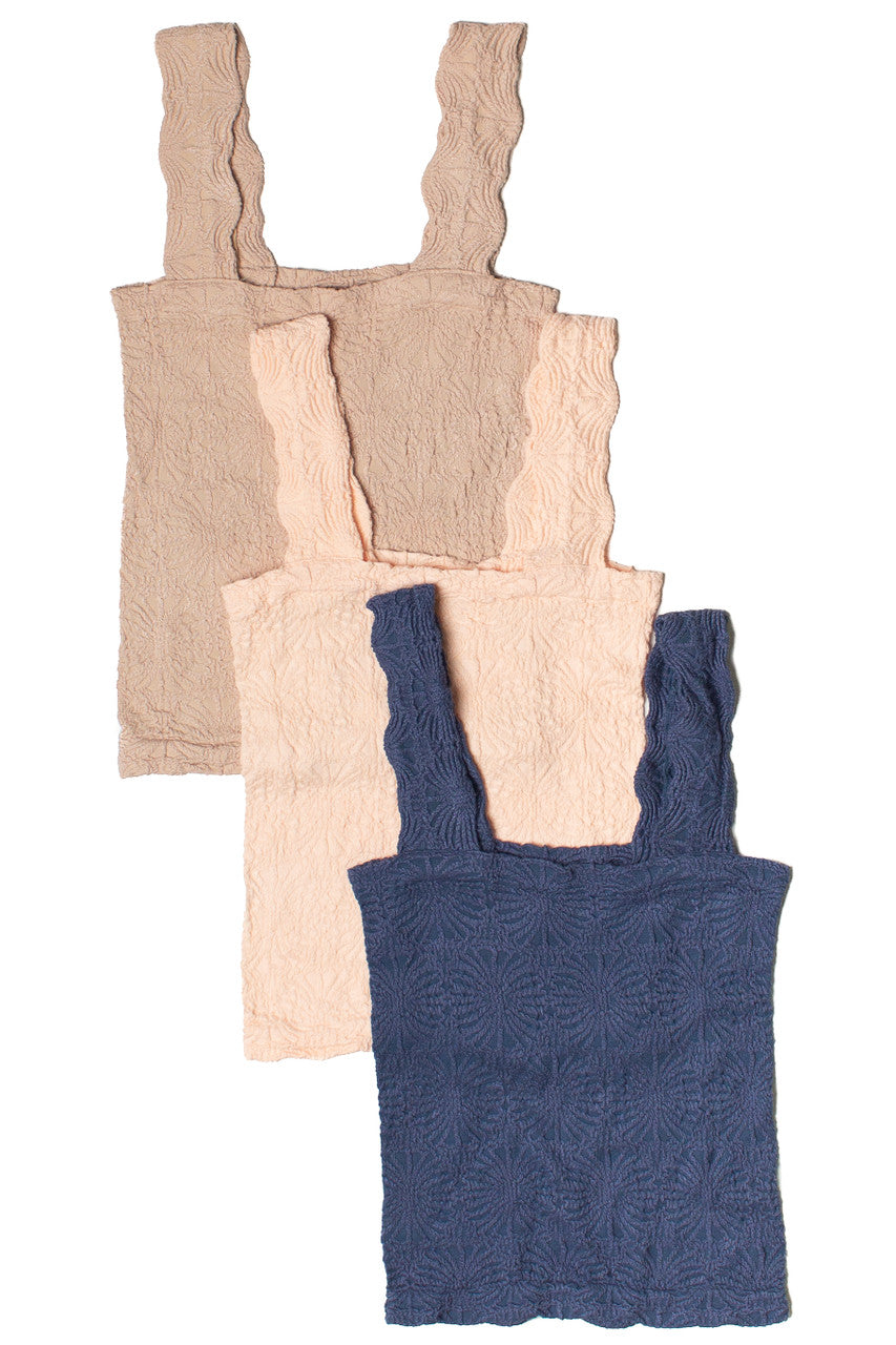 Floral Jacquard Tank Top