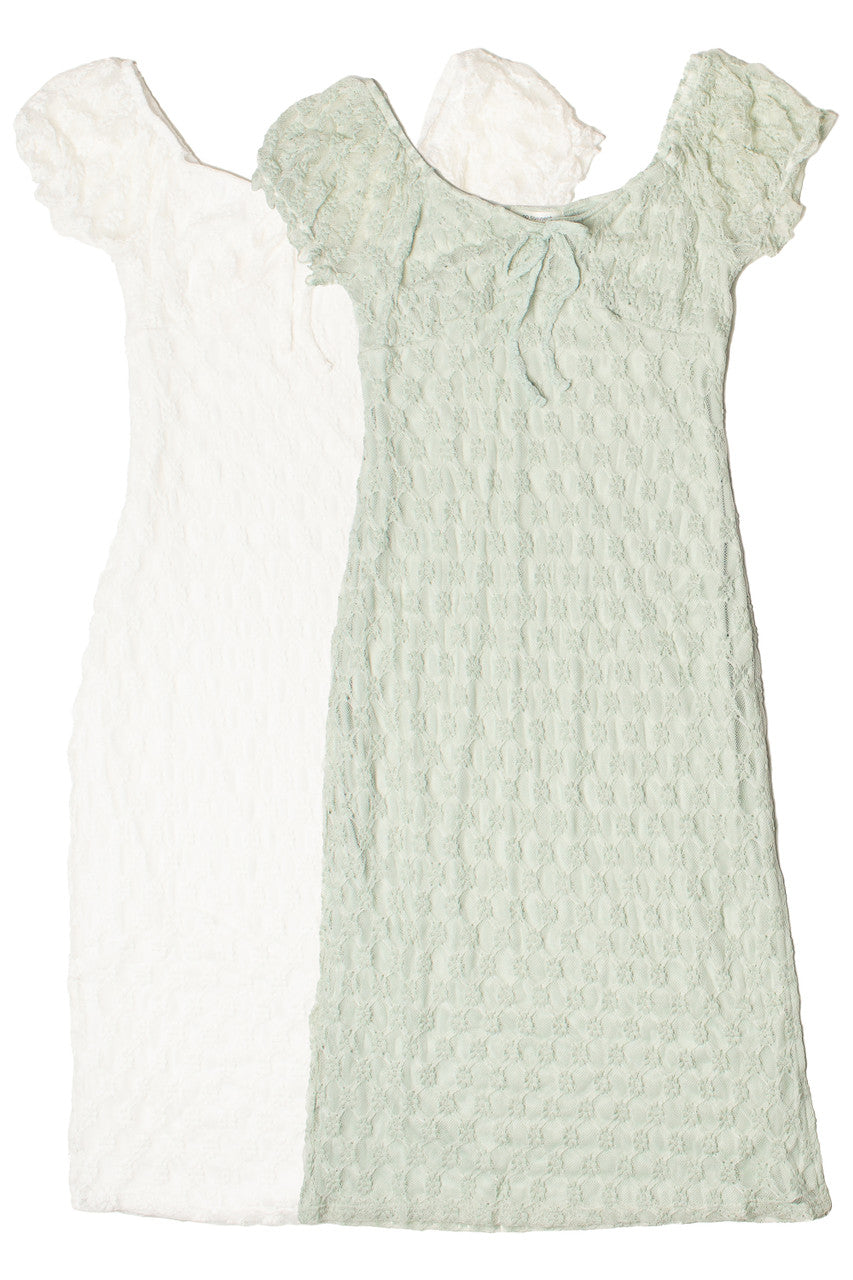 Floral Lace Sweetheart Midi Dress