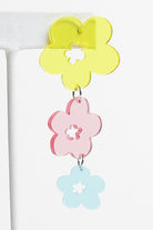Spring Flower Chain Earrings