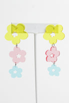 Spring Flower Chain Earrings