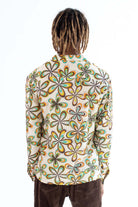 Flower Scope Long Sleeve Button Up Shirt
