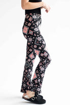 Frosted Western Diamonds Bell Bottoms