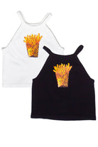 Hot Fries High Neck Seamless Tank Top