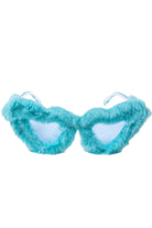 Furry Heart Shaped Sunglasses