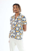 Geo Sugar Cube Button Up Shirt