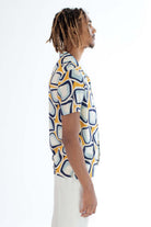 Geo Sugar Cube Button Up Shirt