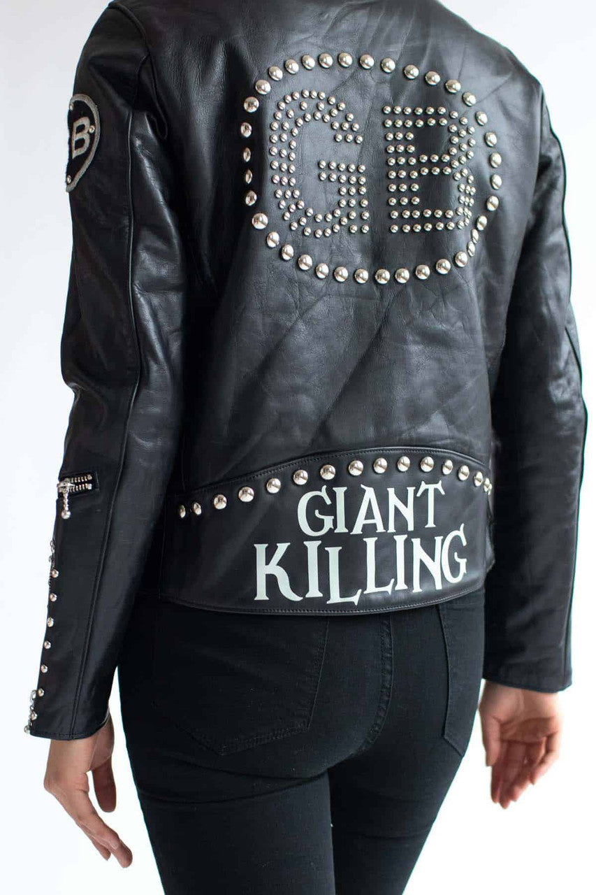 Rare Vintage GB Skins Studded leather rider jacket – Ragstock