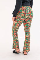 Gingerbread Cookie Plaid Bell Bottoms