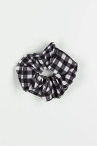 Large Gingham Scrunchie