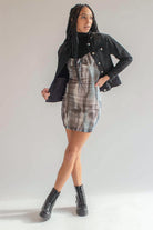Glacier Dye Mesh Milkmaid Dress
